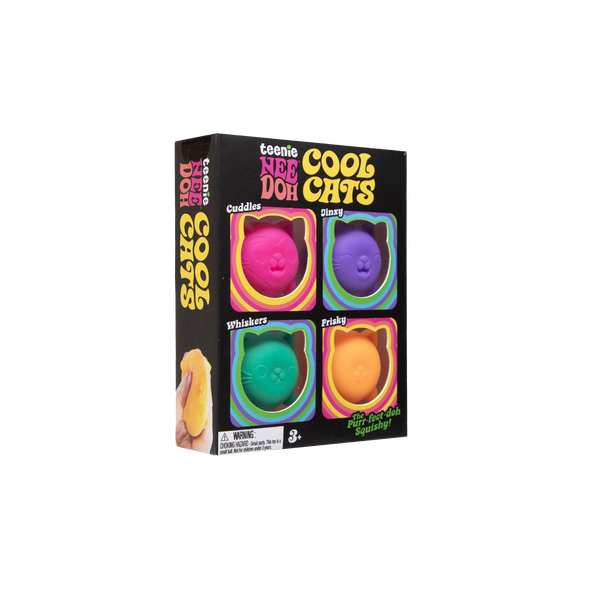 MPCCTND NeeDoh Teenie Cool Cats 4pk Pkg 3Q Right ImageBank mpcctnd-needoh-teenie-cool-cats-4pk-pkg-3q-right-imagebank